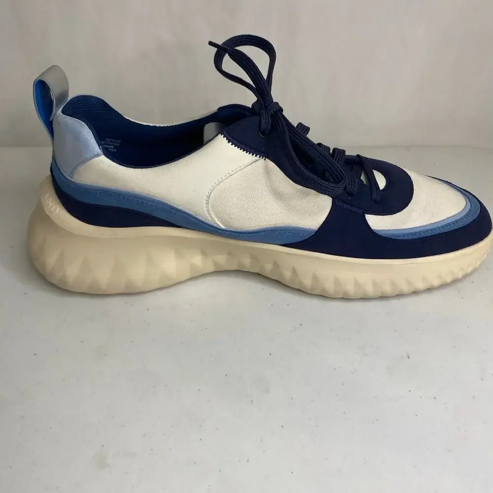 Cole Haan Women's Generation ZeroGrand II Court Sneakers Size 10.5 Blue White